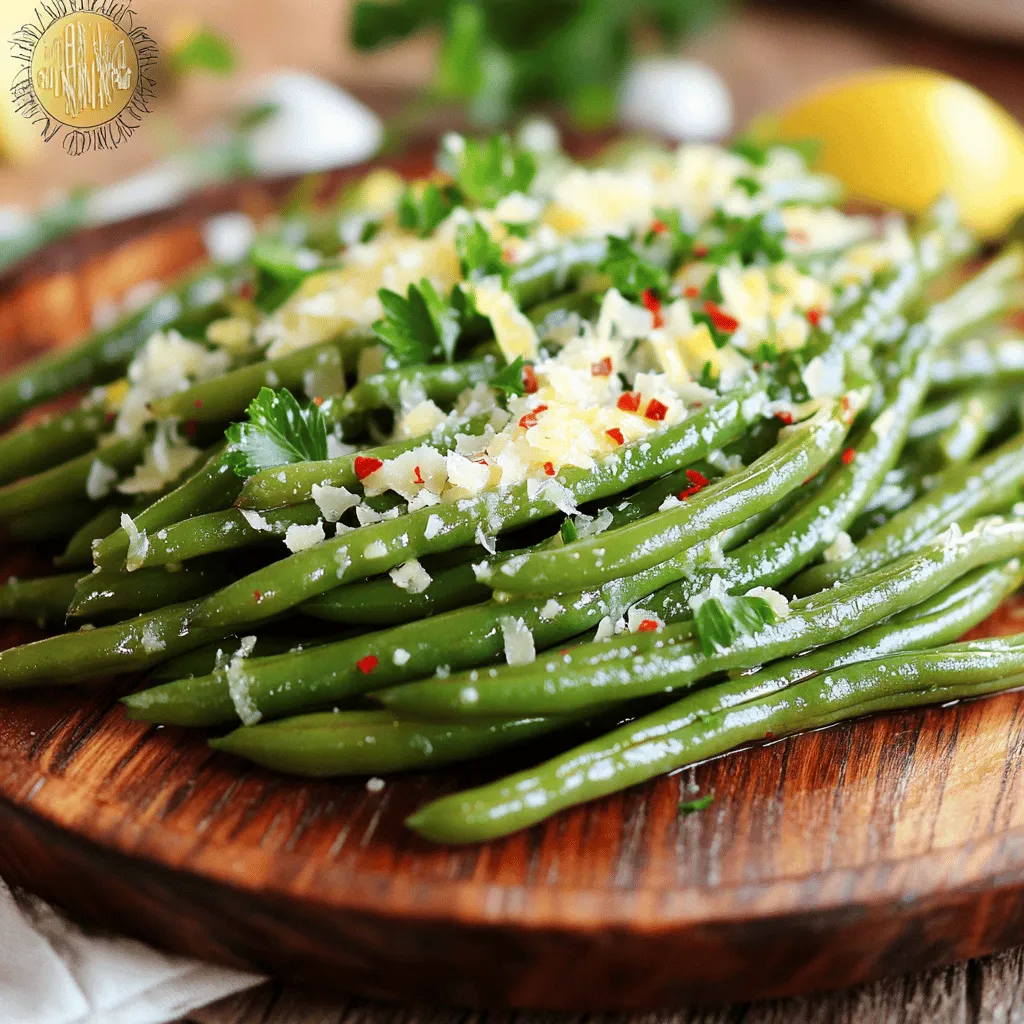 Garlic Parmesan Green Beans Flavorful and Easy Recipe