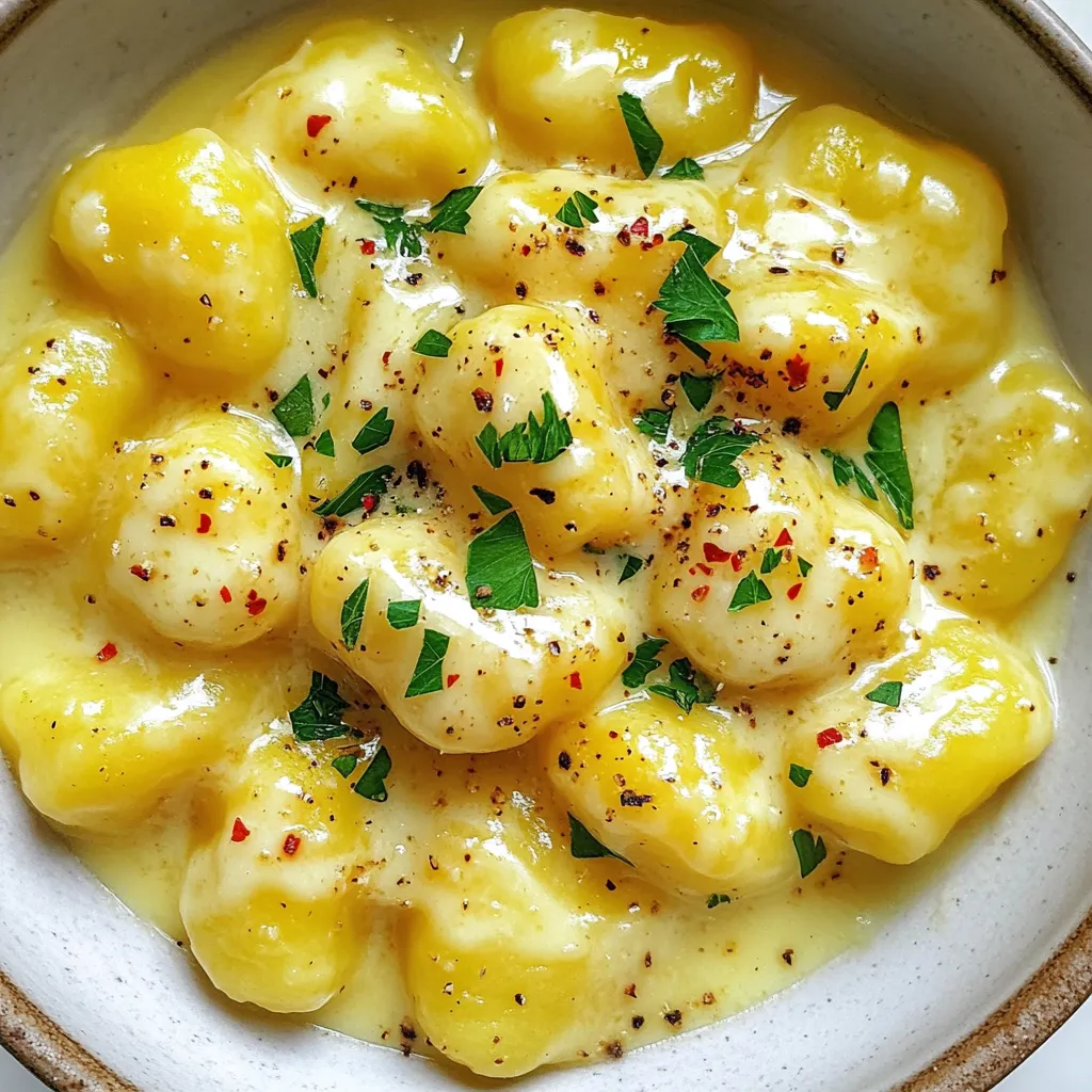 Creamy Garlic Parmesan Gnocchi Simple and Delicious Dish