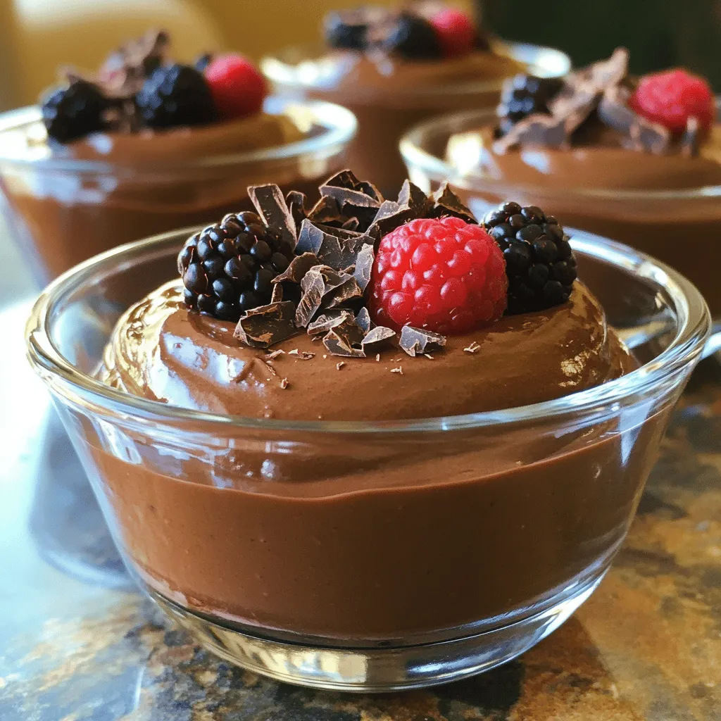Chocolate Avocado Mousse Rich and Creamy Delight