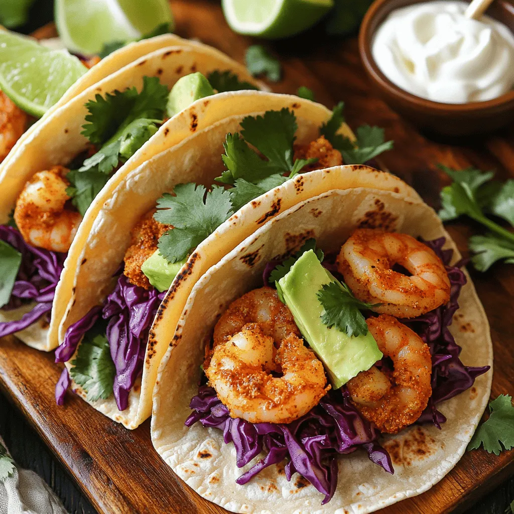 Spicy Shrimp Tacos Flavorful and Easy to Make Meal
