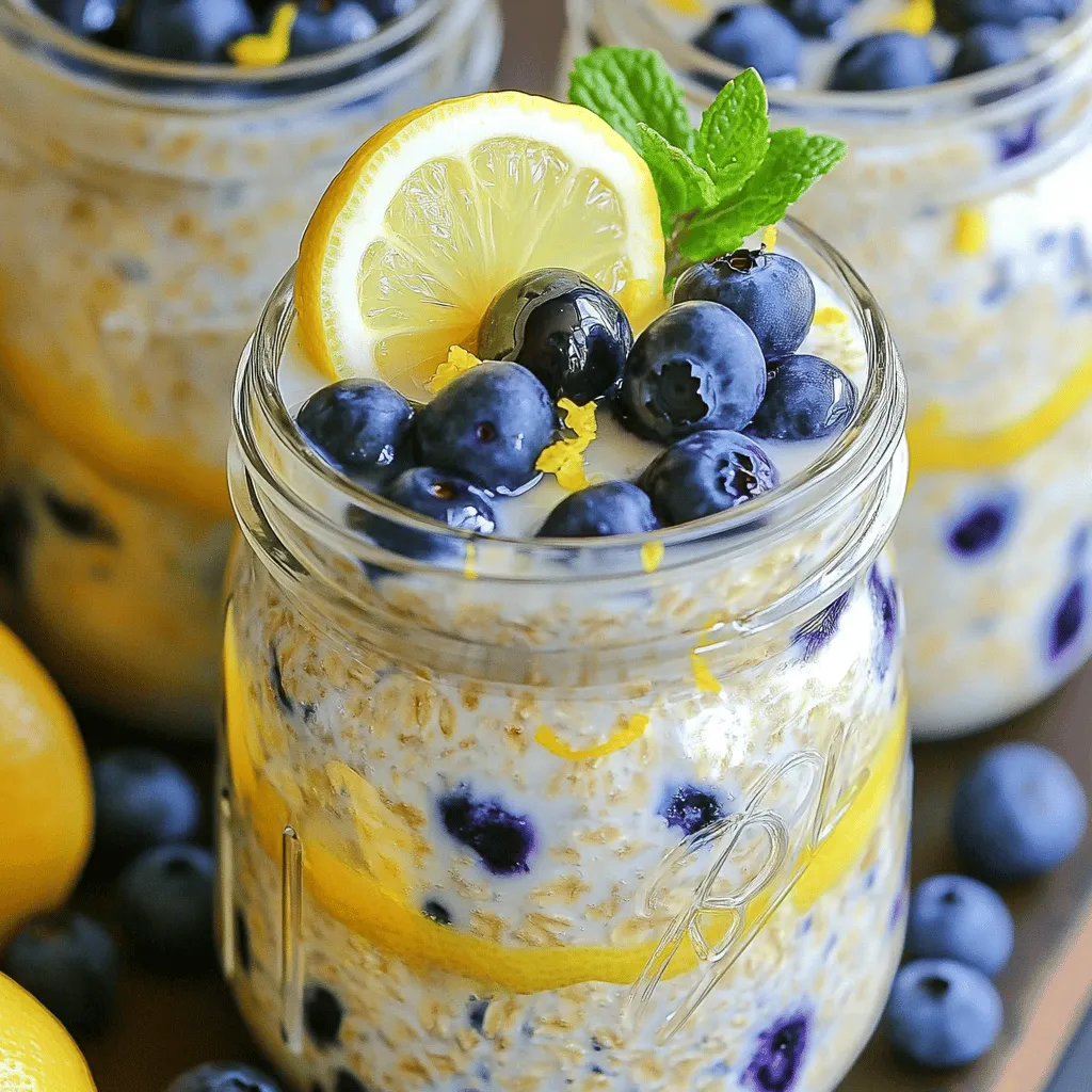 Lemon Blueberry Overnight Oats Energizing Breakfast Idea