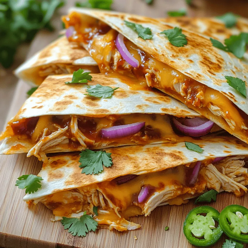 BBQ Chicken Quesadillas Quick and Flavorful Recipe
