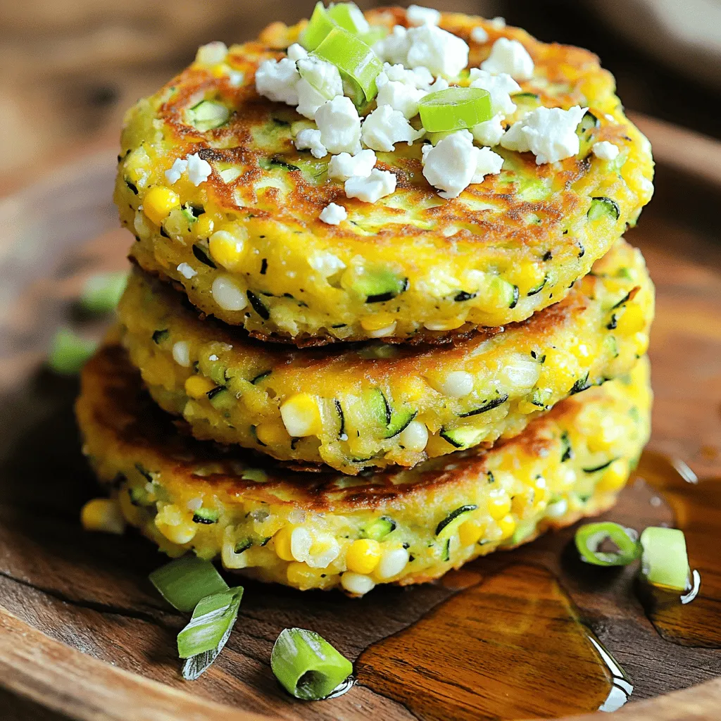 Zucchini Corn Cakes Tasty and Simple Snack Recipe
