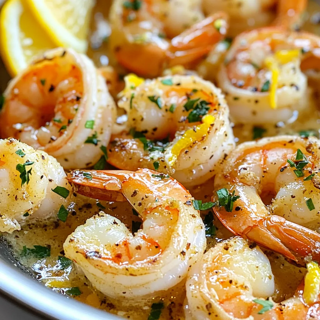 Garlic Herb Butter Shrimp Skillet Quick and Easy Meal