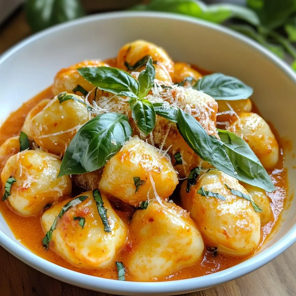 Creamy Tomato Basil Gnocchi Simple and Flavorful Dish