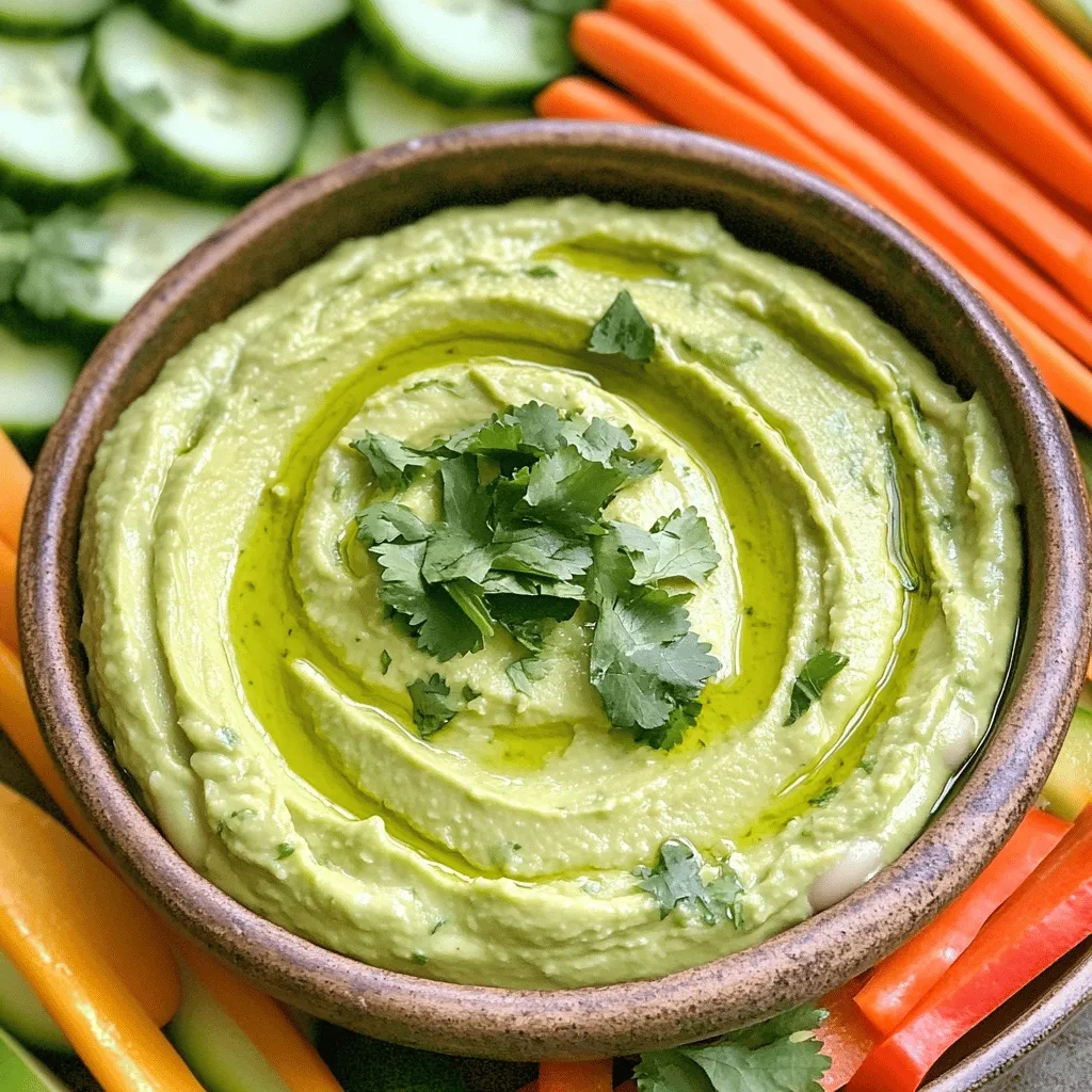 Creamy Avocado and White Bean Dip Delight
