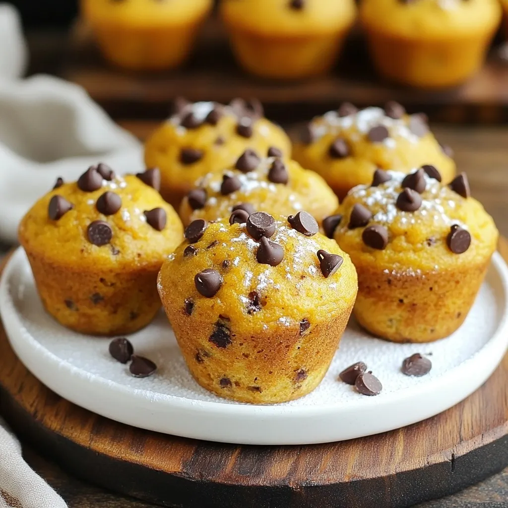 Chocolate Chip Pumpkin Muffins Irresistible Delight