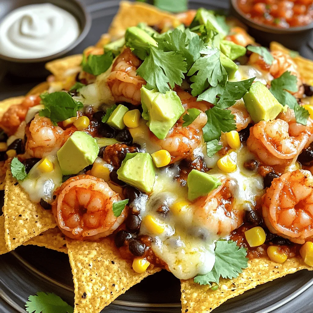 Chipotle Lime Shrimp Nachos Sheet Pan Delight