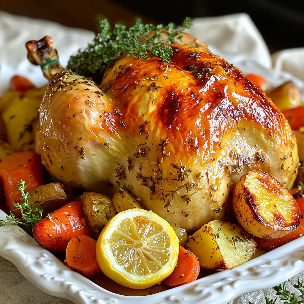 Garlic Herb Roasted Chicken Juicy and Flavorful Meal