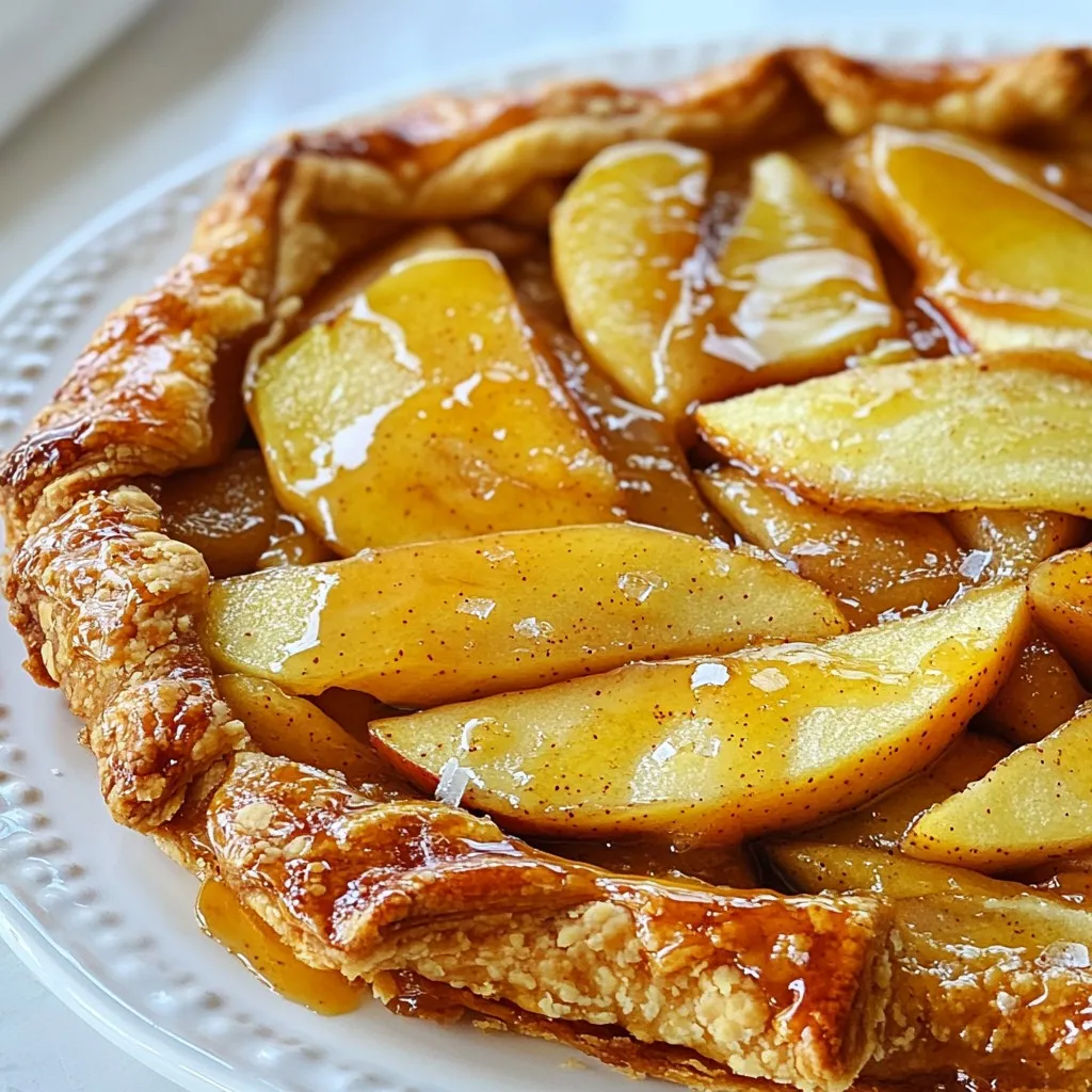Caramel Apple Galette Delightfully Sweet and Simple