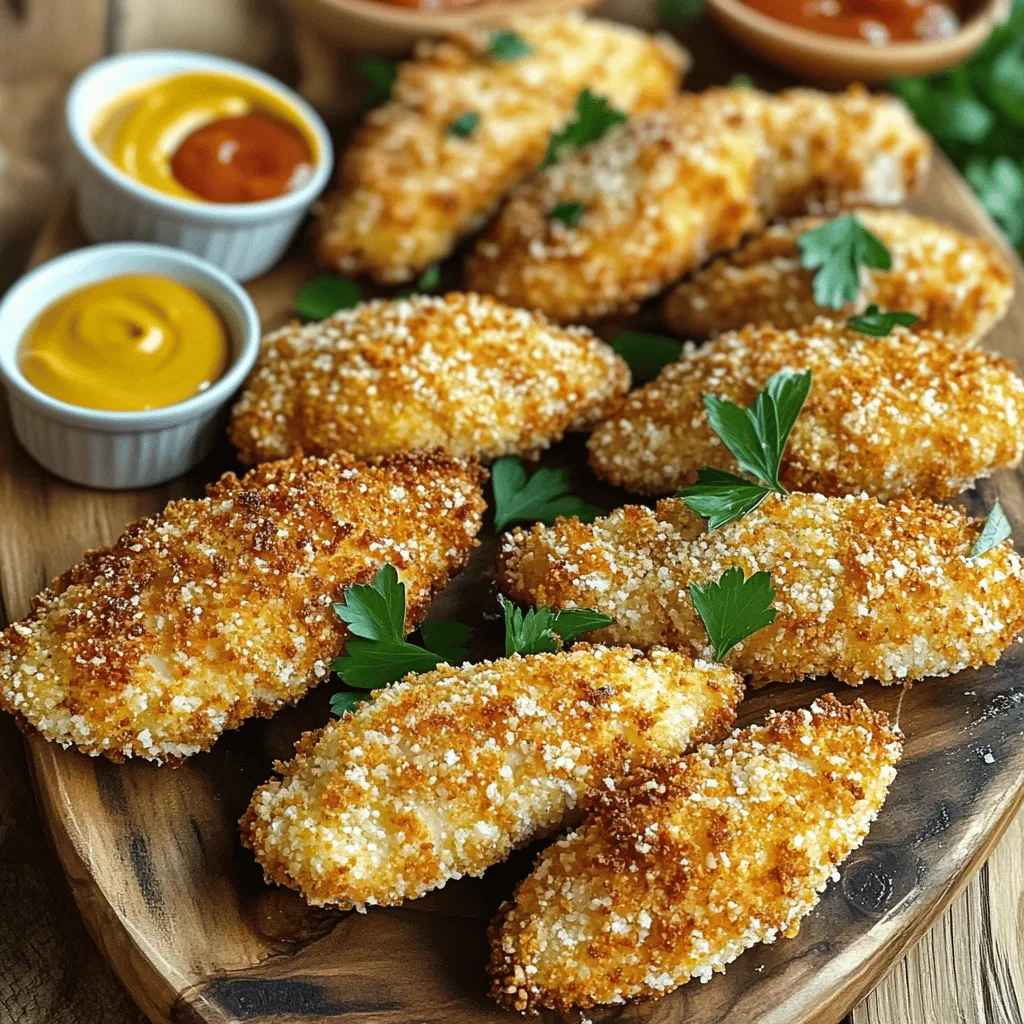 Crispy Parmesan Chicken Tenders Tasty and Simple Meal