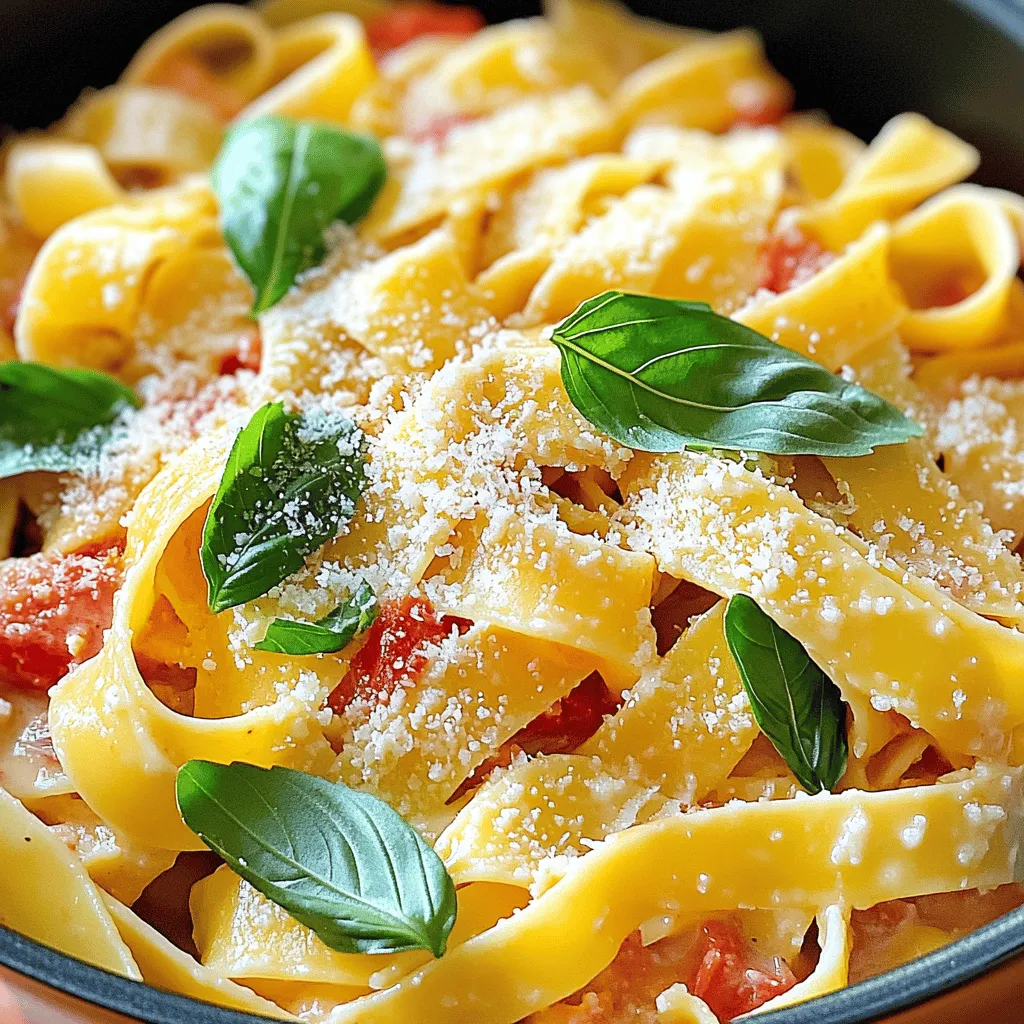 Creamy Tomato Basil Pasta Flavorful and Simple Meal