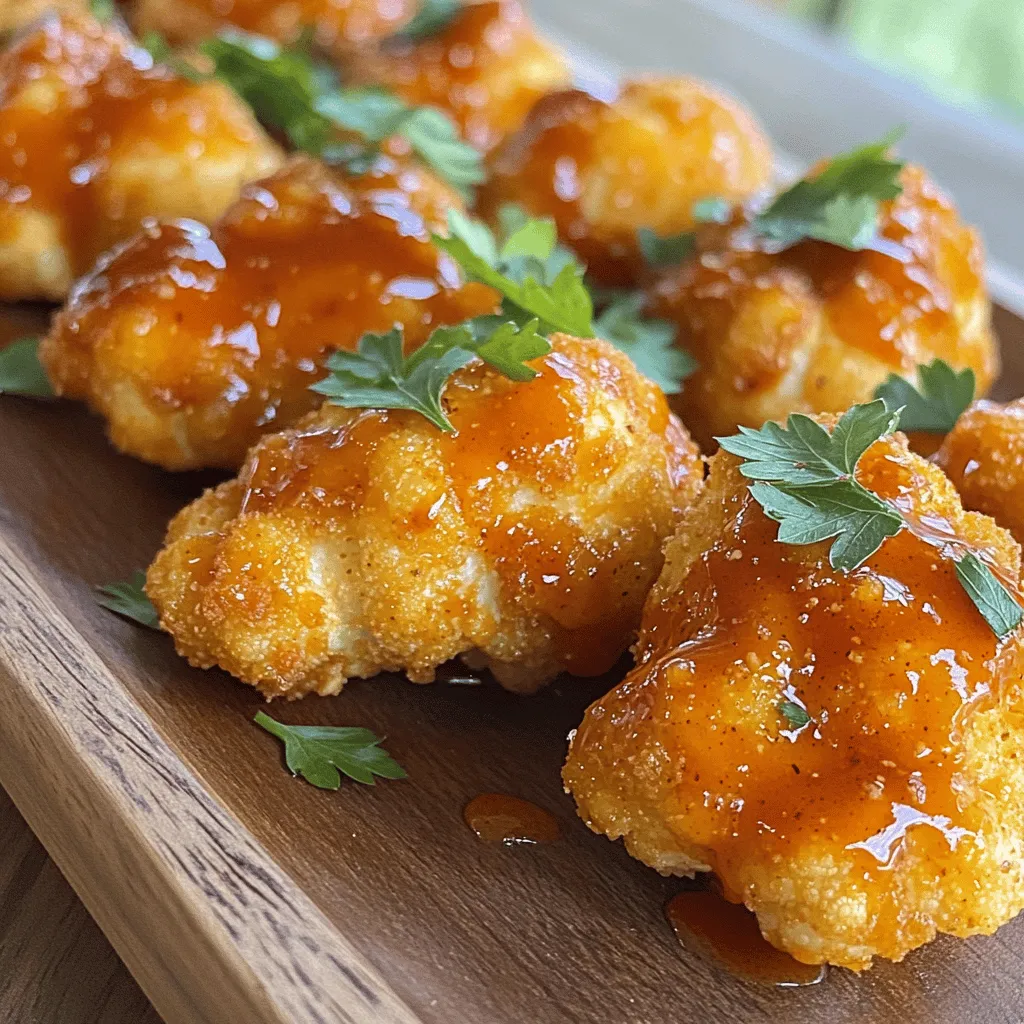 Cauliflower Buffalo Wings Spicy and Flavorful Snack