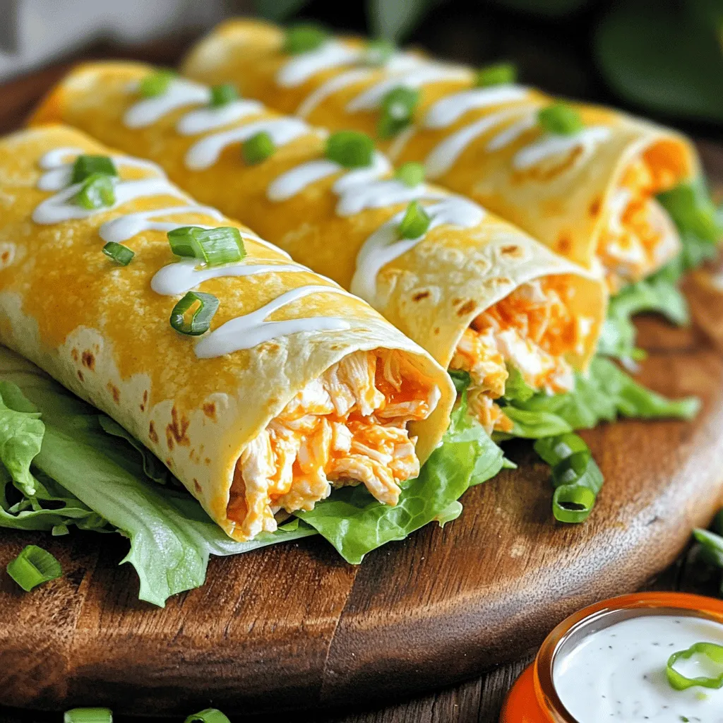 Simple Buffalo Chicken Wraps Tasty and Easy Recipe