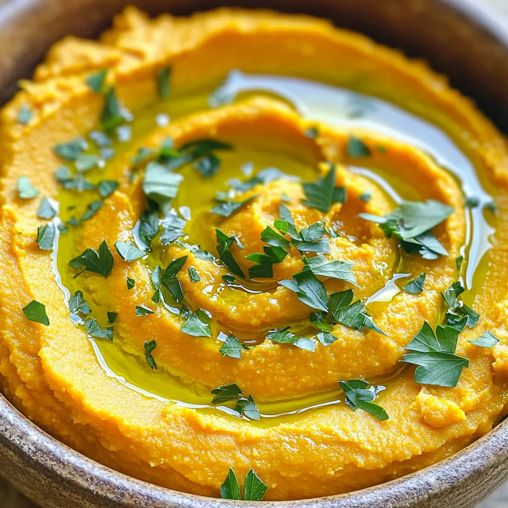 Roasted Butternut Squash Hummus Flavorful Dip Recipe
