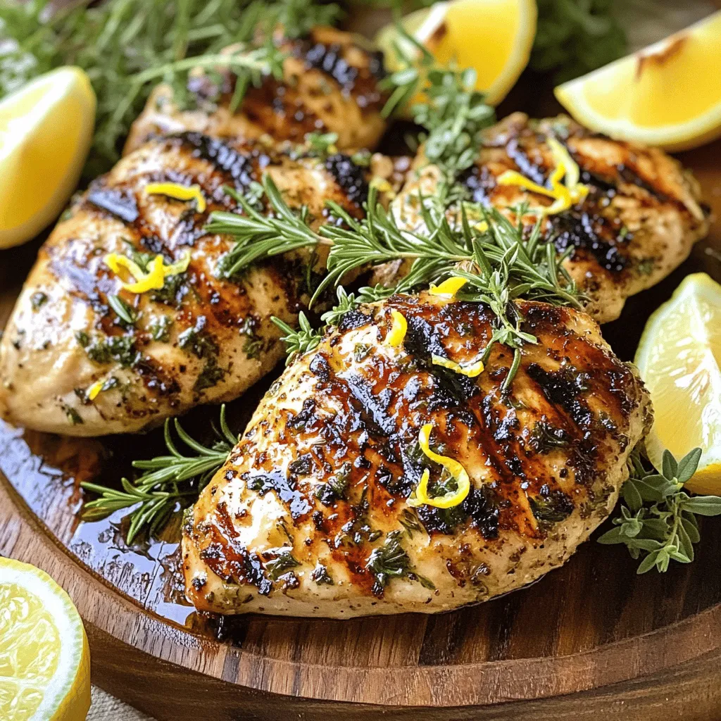 Lemon Herb Grilled Chicken Delightful and Simple Meal