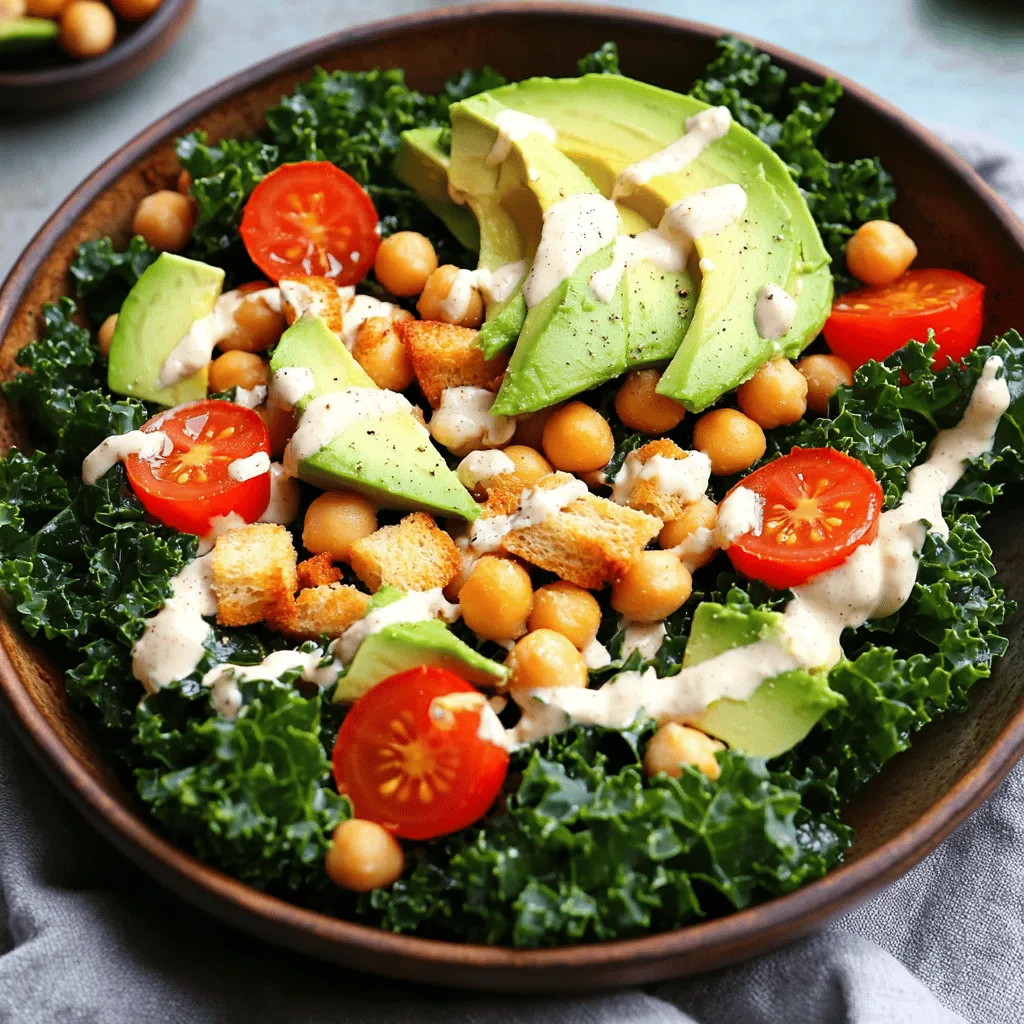 Vegan Caesar Salad Fresh and Flavorful Delight