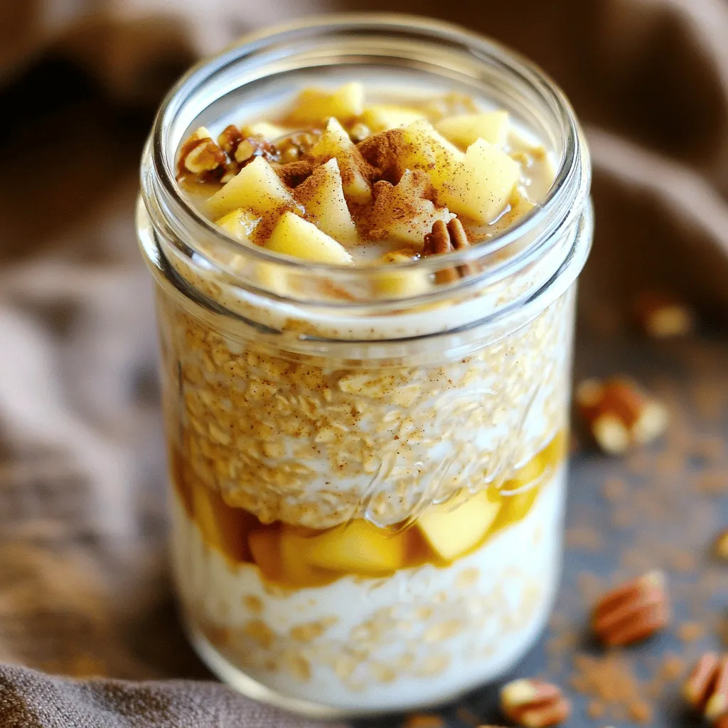 Cinnamon Roll Overnight Oats Easy and Tasty Recipe