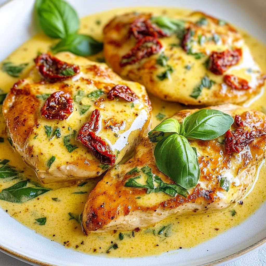 Creamy Sun-Dried Tomato Chicken Flavorful Dinner Idea