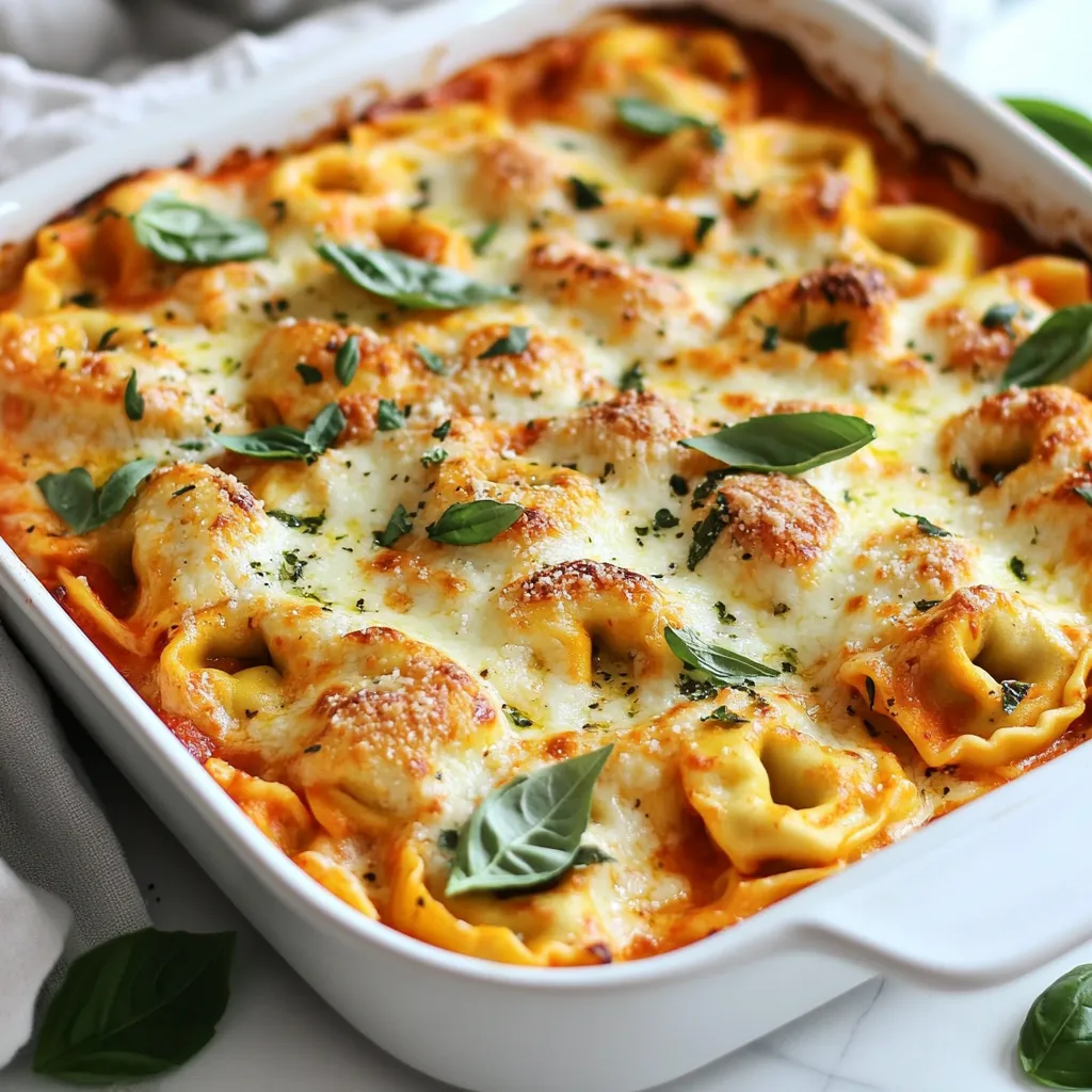 Creamy Tomato Tortellini Bake Simple and Delicious Dish