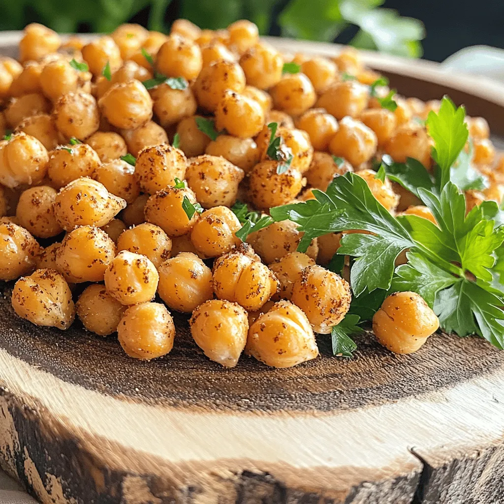 Crunchy Roasted Chickpeas Tasty Snack Ideas