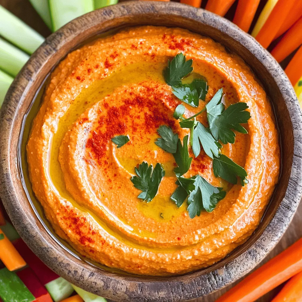 Creamy Roasted Red Pepper Dip Flavorful and Easy Recipe