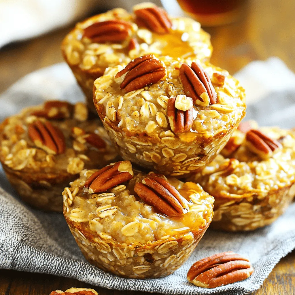 Maple Pecan Baked Oatmeal Cups Flavorful and Easy Recipe