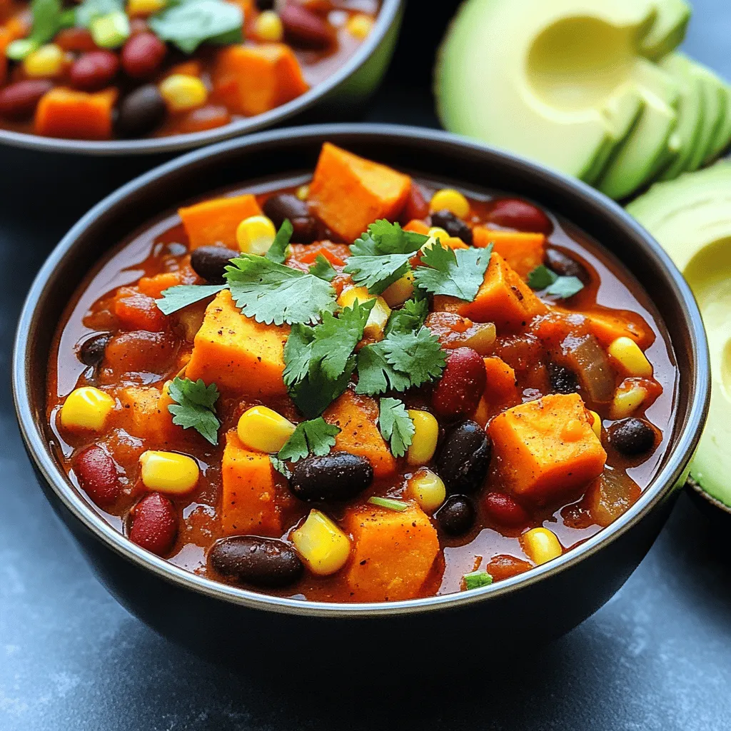 Vegan Sweet Potato Chili Packed with Flavor and Warmth