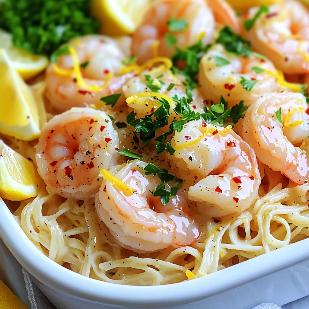 Slow Cooker Garlic Butter Shrimp Scampi Simple Recipe