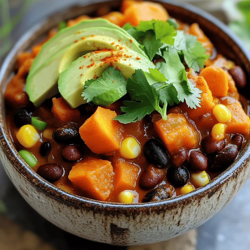 Vegan Sweet Potato Chili Packed with Flavorful Nutrition