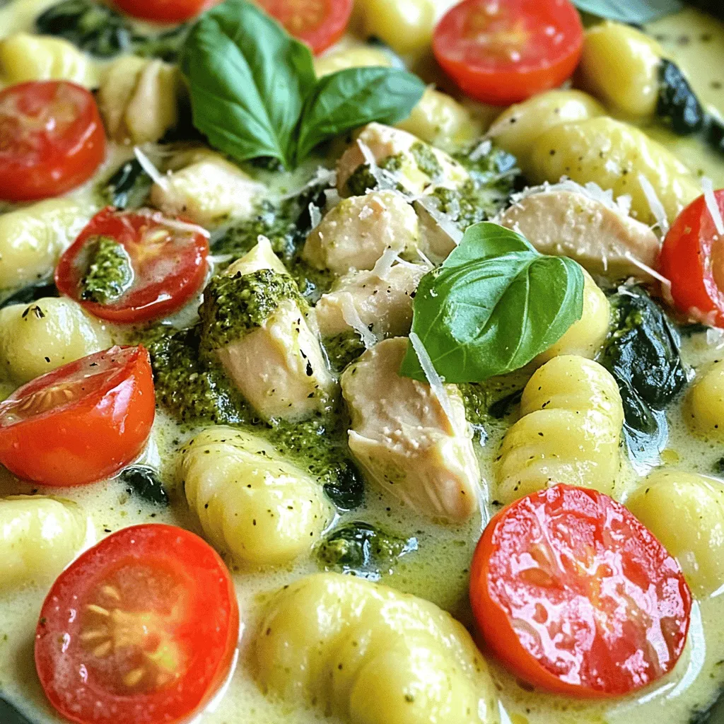Creamy Pesto Chicken Gnocchi Flavorful Dinner Idea
