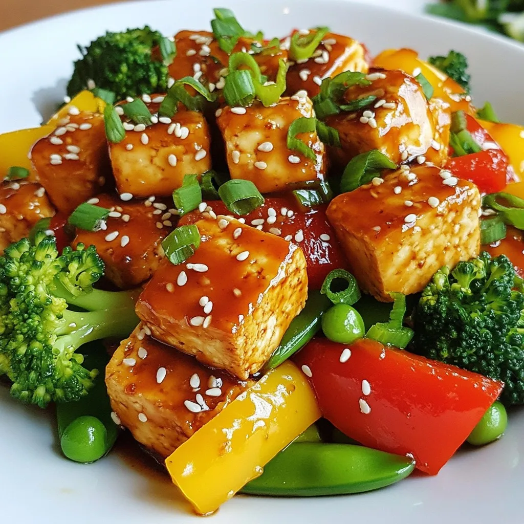 Teriyaki Glazed Tofu Stir-Fry Flavorful and Easy Meal