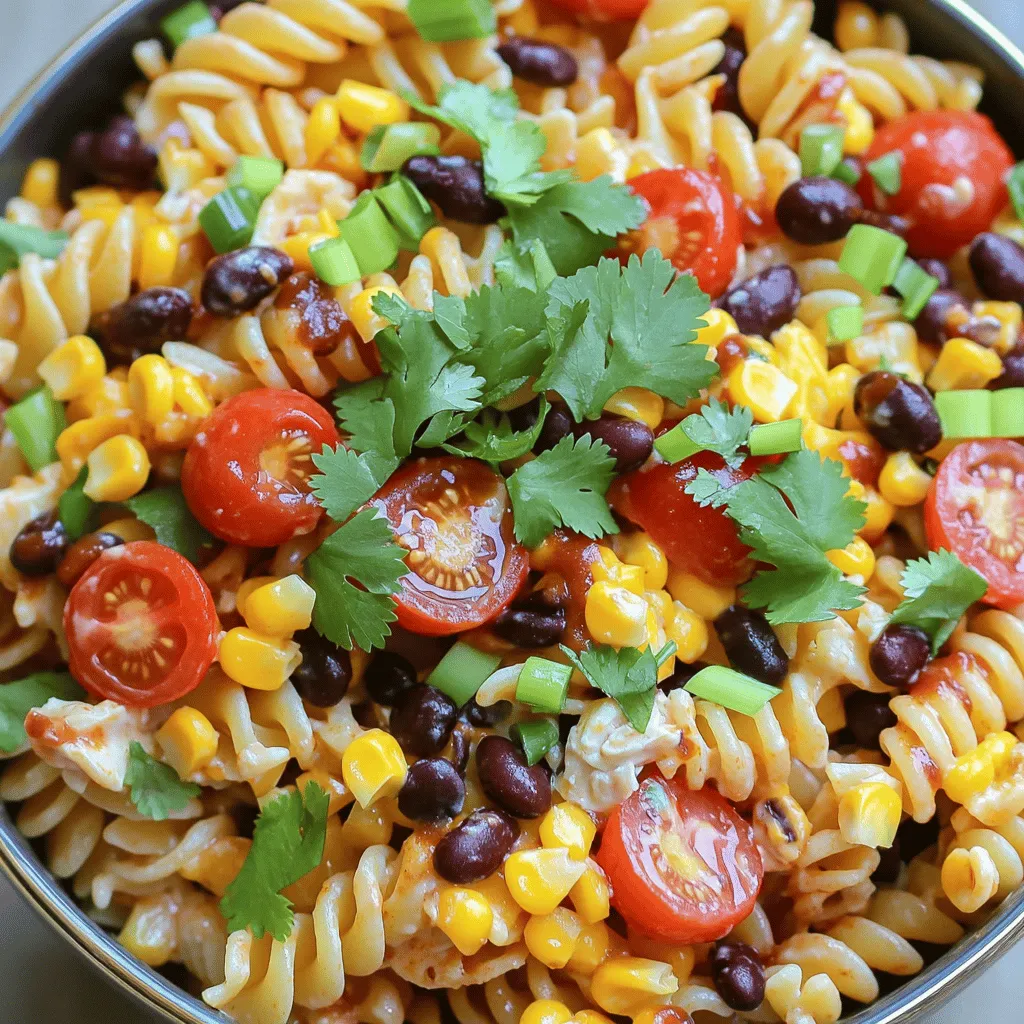 BBQ Ranch Pasta Salad Fresh and Flavorful Delight