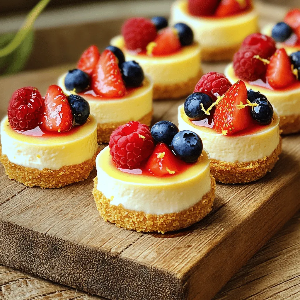 Mini Cheesecake Bites Simple and Delicious Treat