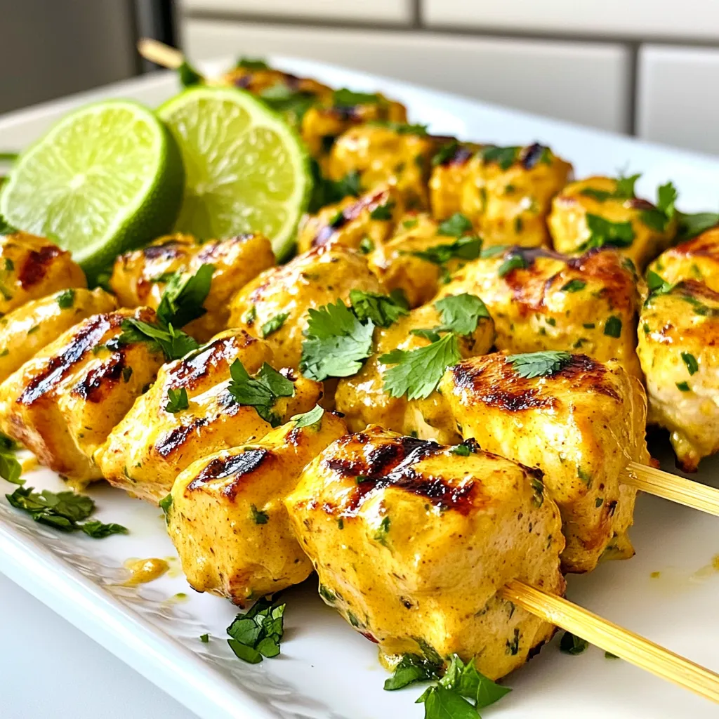 Peanut Lime Chicken Skewers Juicy and Flavorful Meal