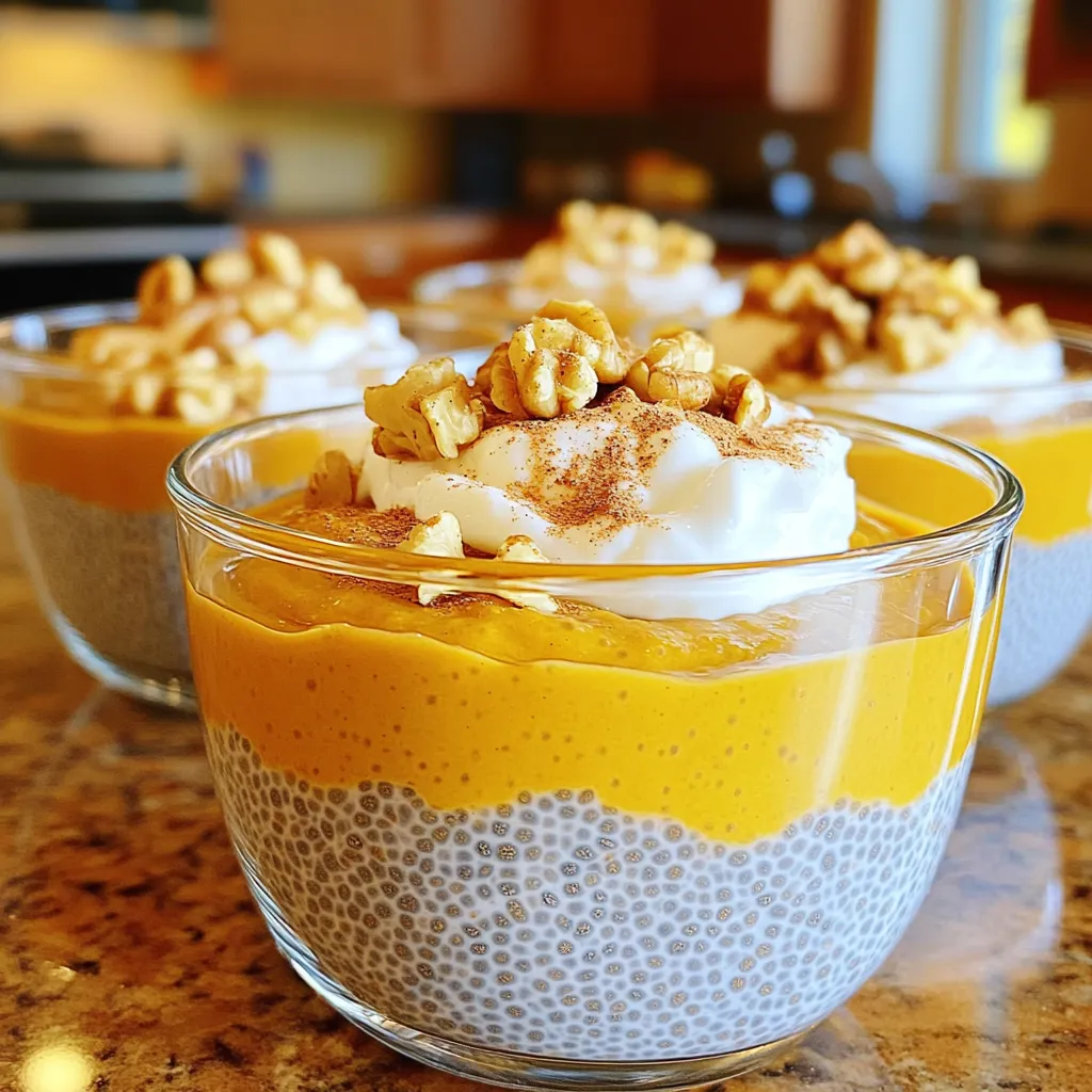 High-Protein Pumpkin Pie Chia Pudding Delight