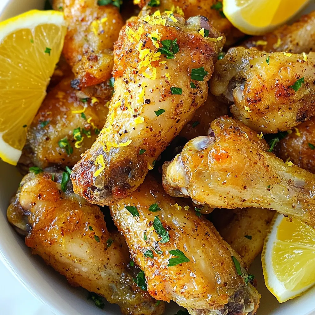 Lemon Pepper Chicken Wings Zesty and Flavorful Treat