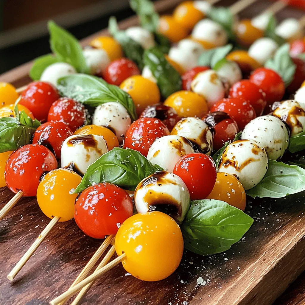 Caprese Skewers Fresh and Flavorful Appetizer Delight