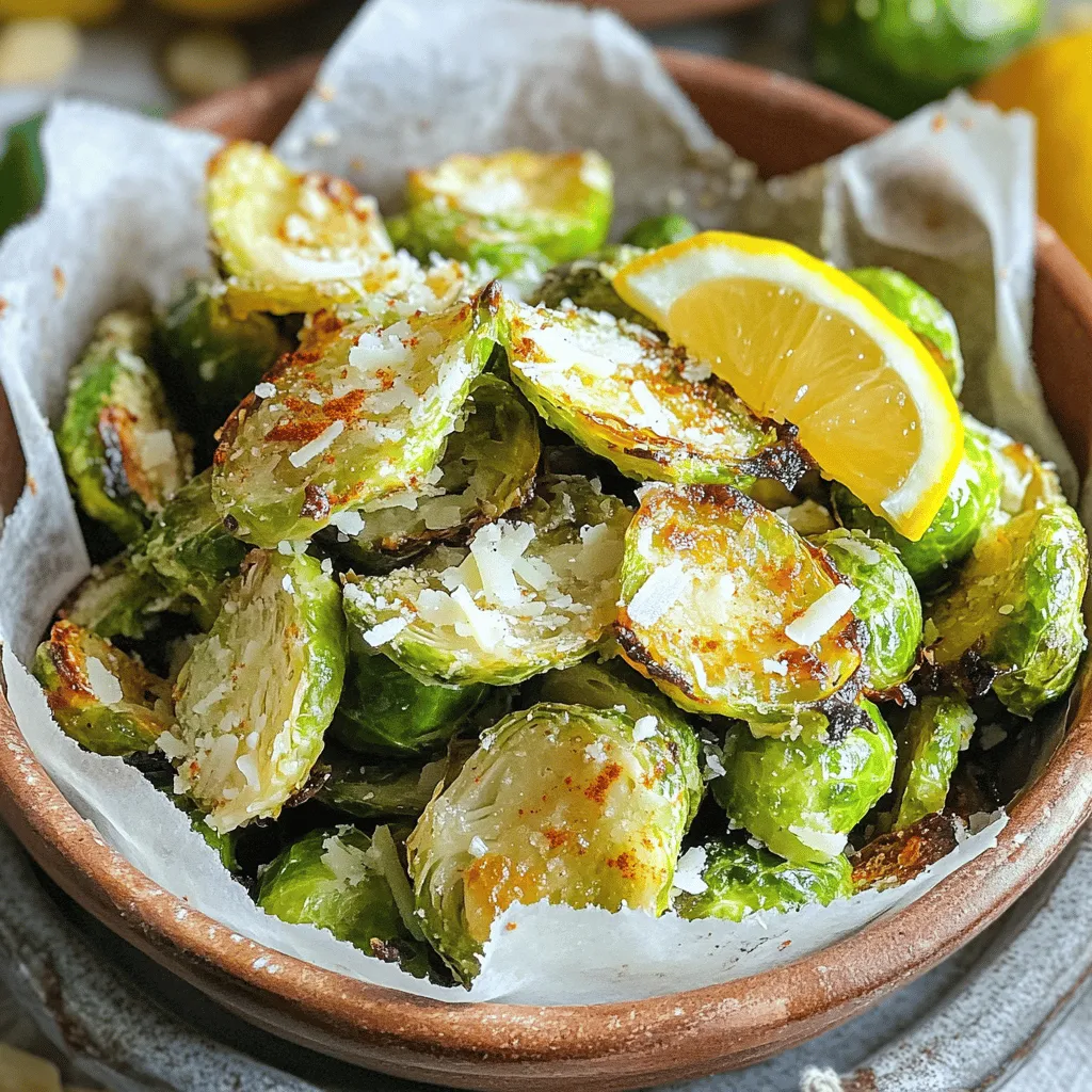 Roasted Garlic Parmesan Brussels Chips Crunchy Delight