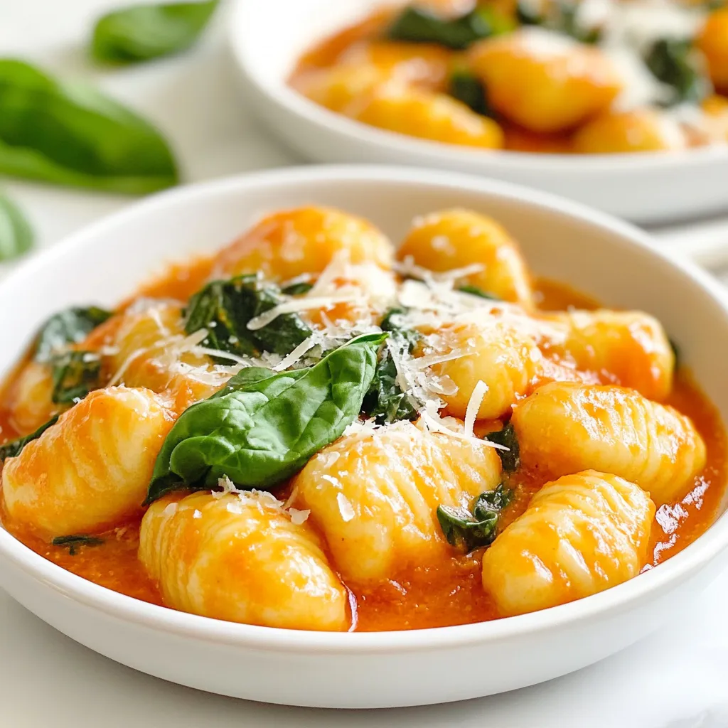 Creamy Tomato Spinach Gnocchi Flavorful Comfort Meal