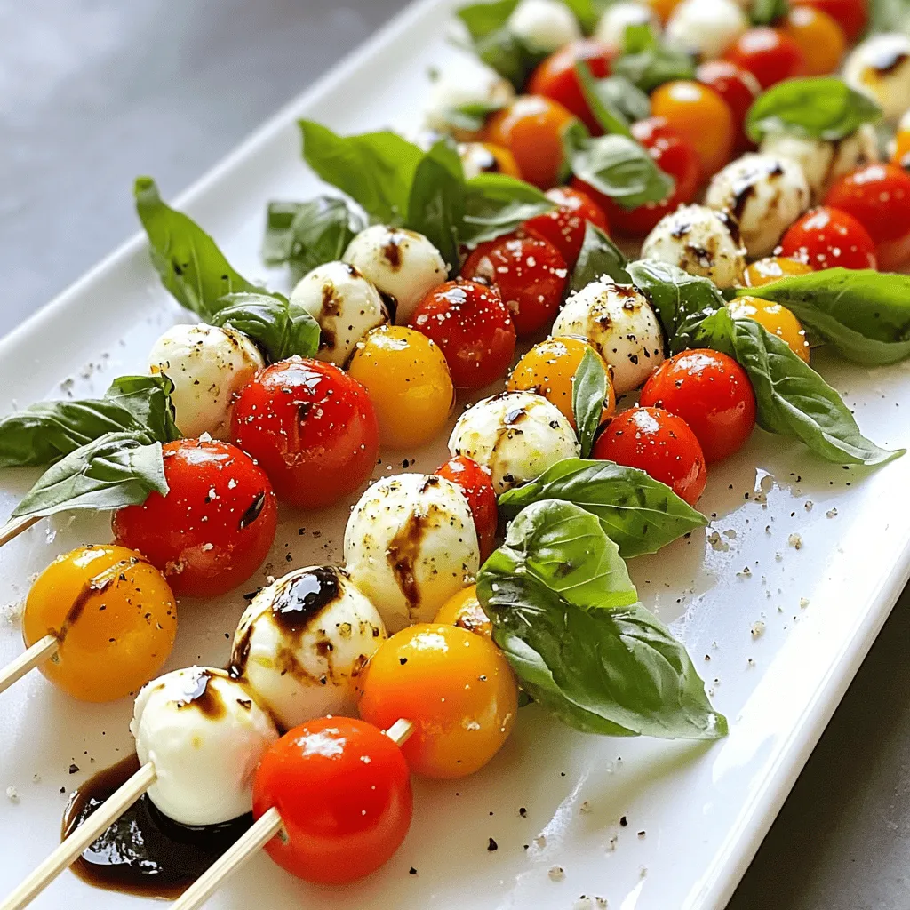 Easy Caprese Skewers Perfect for Quick Appetizers