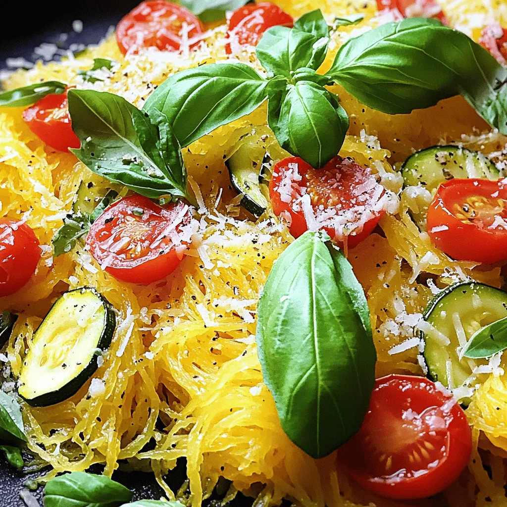 Spaghetti Squash Primavera Flavorful Veggie Dish