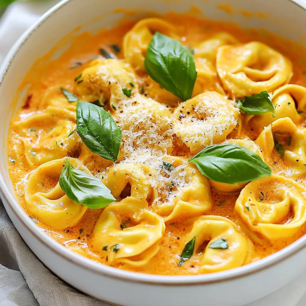 Creamy Tomato Tortellini Skillet Simple and Quick Meal