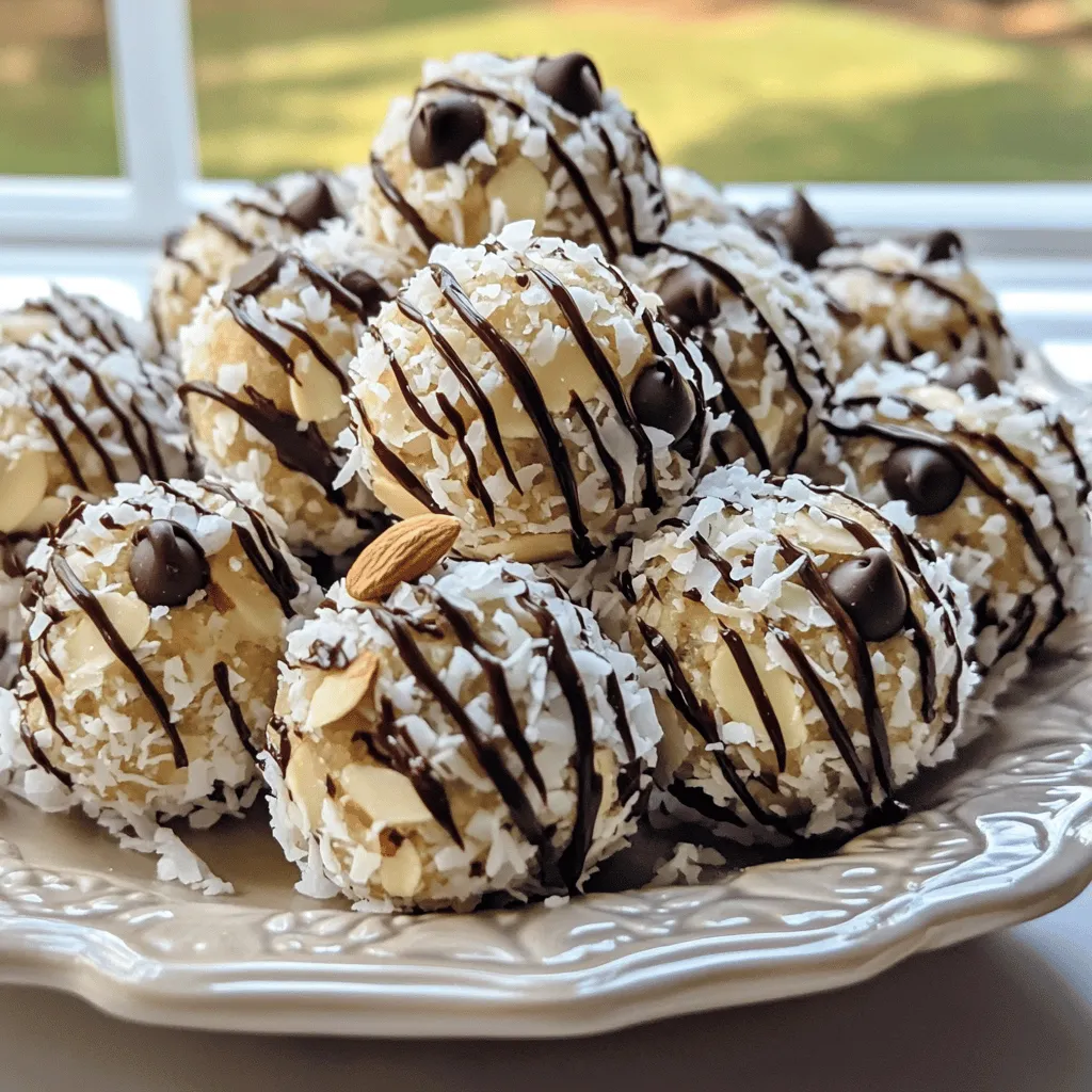 No Bake Almond Joy Energy Bites Easy and Delicious