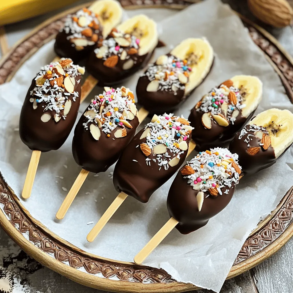 Chocolate Covered Banana Pops Delightful Easy Treat