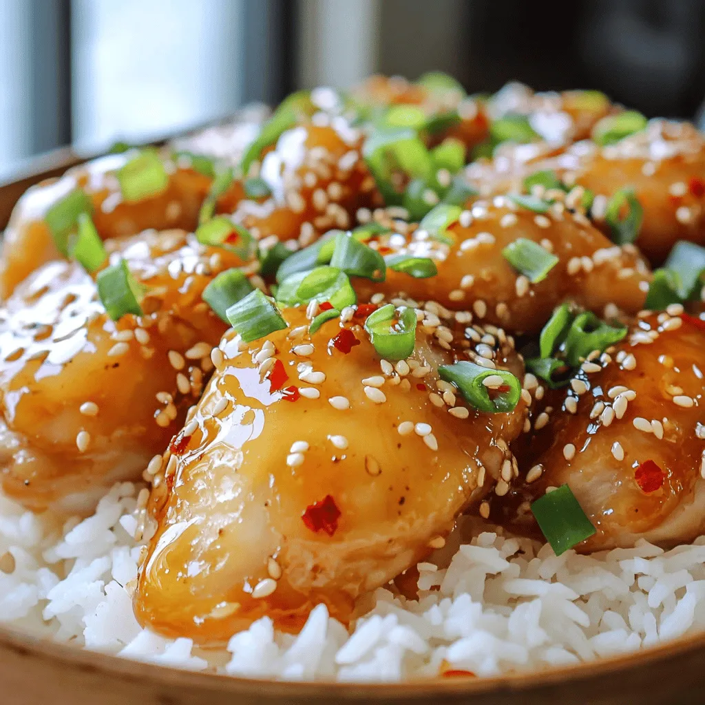 Instant Pot Honey Garlic Chicken Flavorful and Quick Meal
