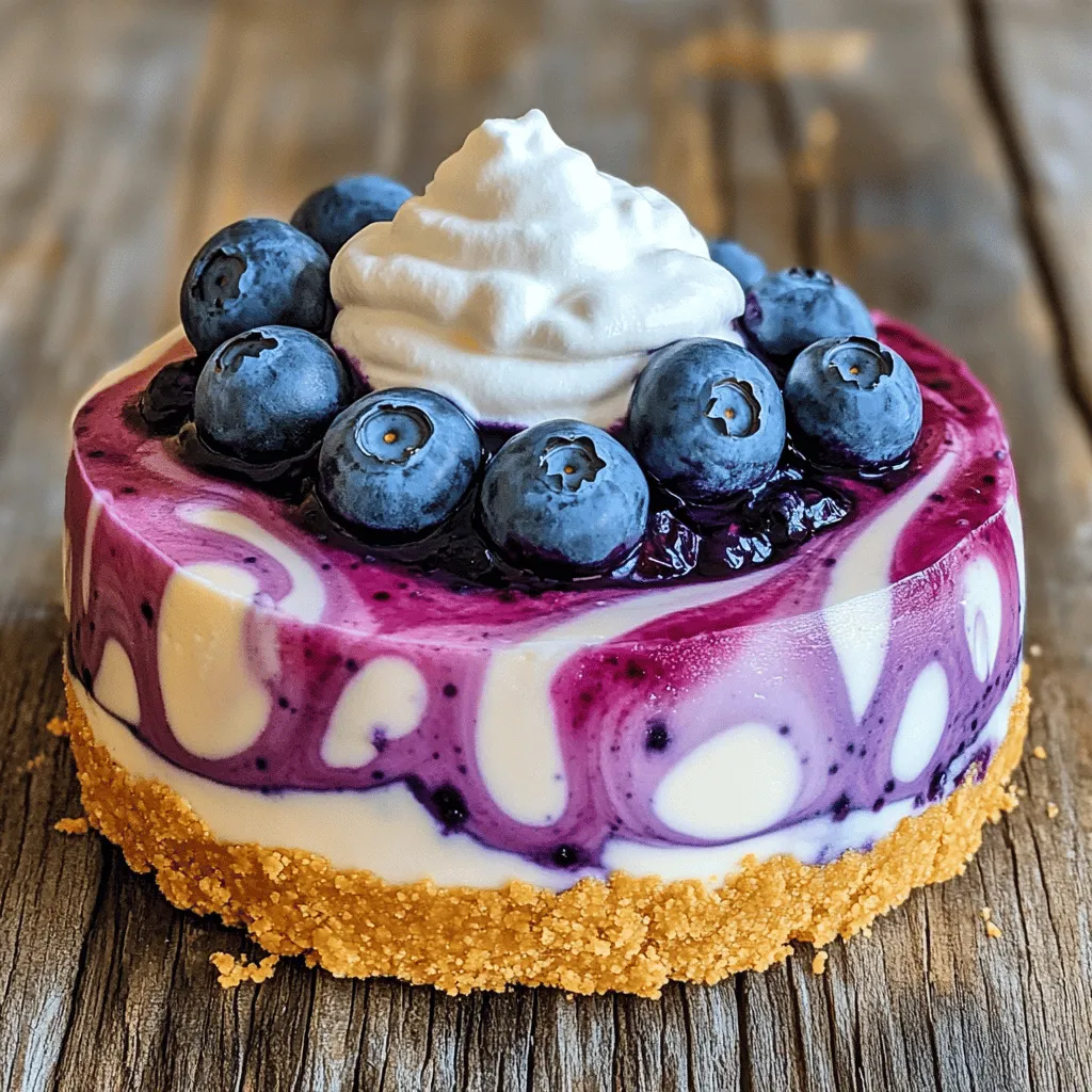 No-Bake Blueberry Cheesecake Simple and Delightful Treat