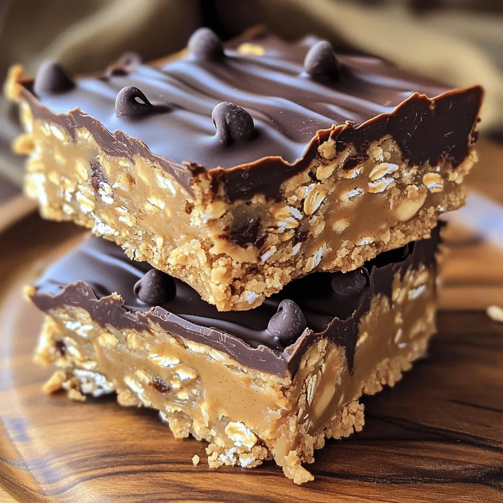 No Bake Peanut Butter Oat Bars Quick and Simple Recipe