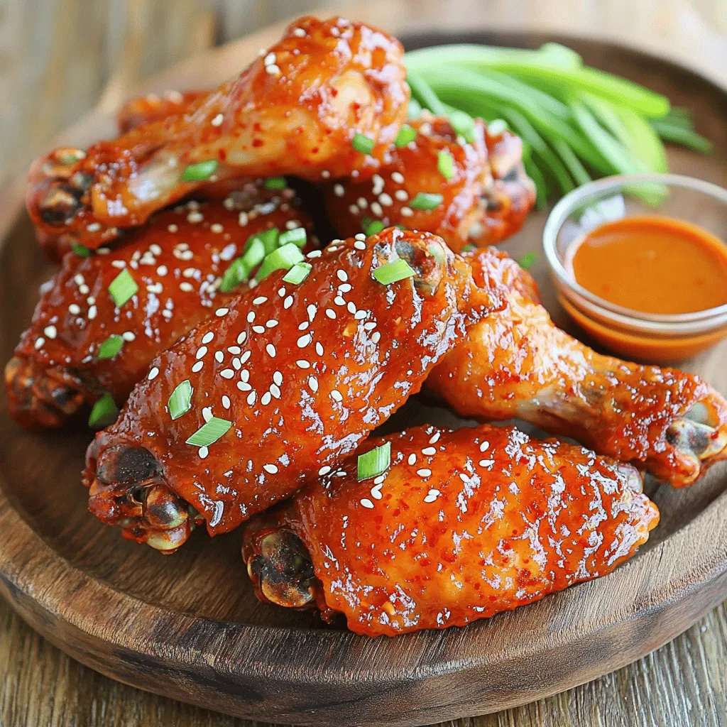 Spicy Korean Chicken Wings Bold and Flavorful Dish