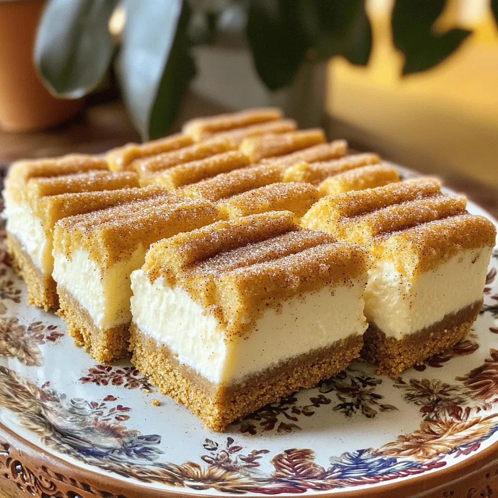 Churro Cheesecake Bars Delightful and Easy Recipe